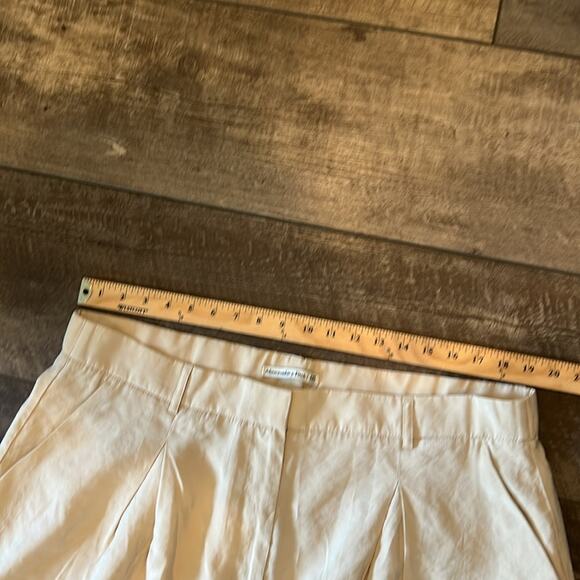 NWT Abercrombie & Fitch Wide Drapey Tailored Cargo Pant 34 Short - Picture 5 of 9